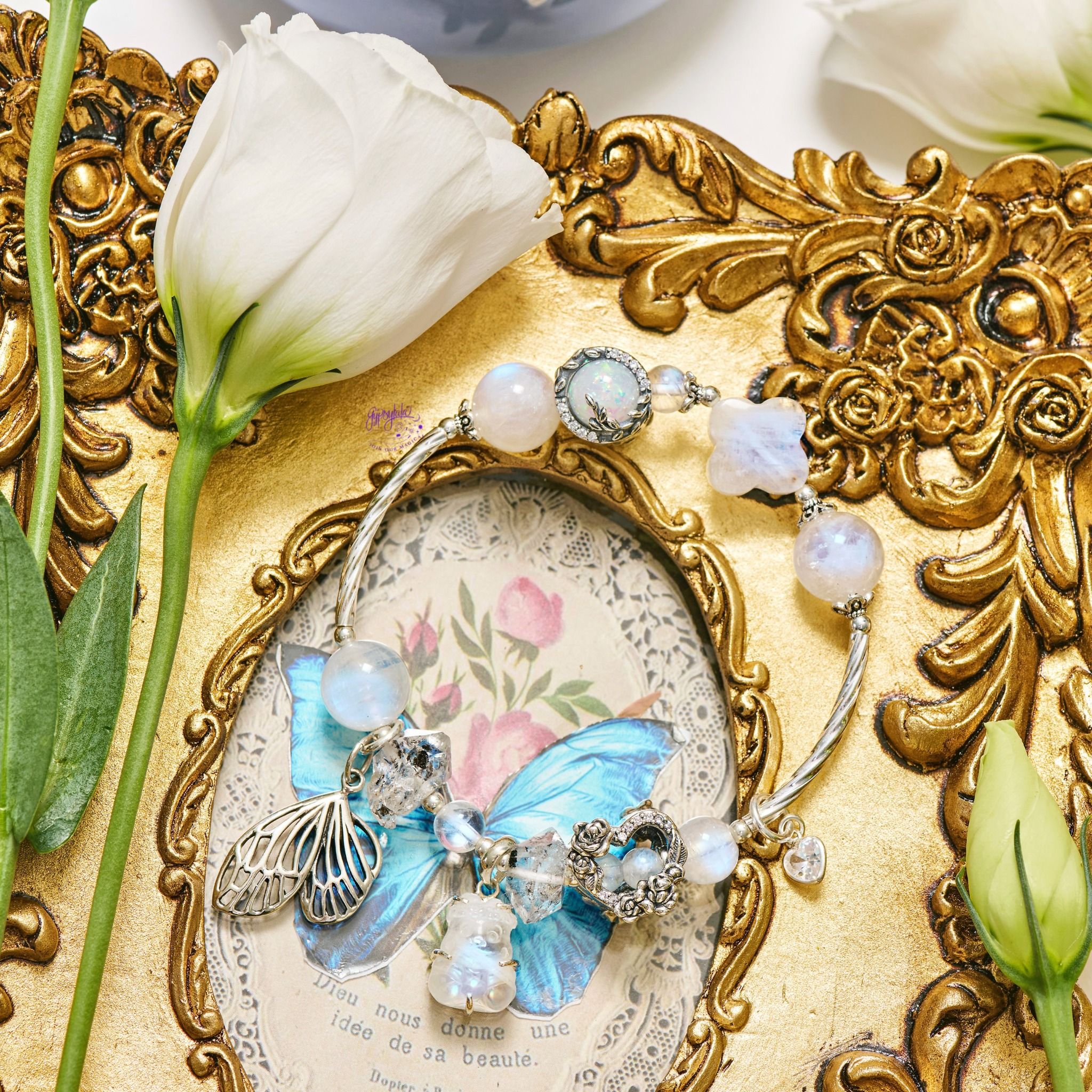 Vòng Tay Thiết Kế Nữ Moonstone Reflections 315 SP007773 Gypsy.lala
