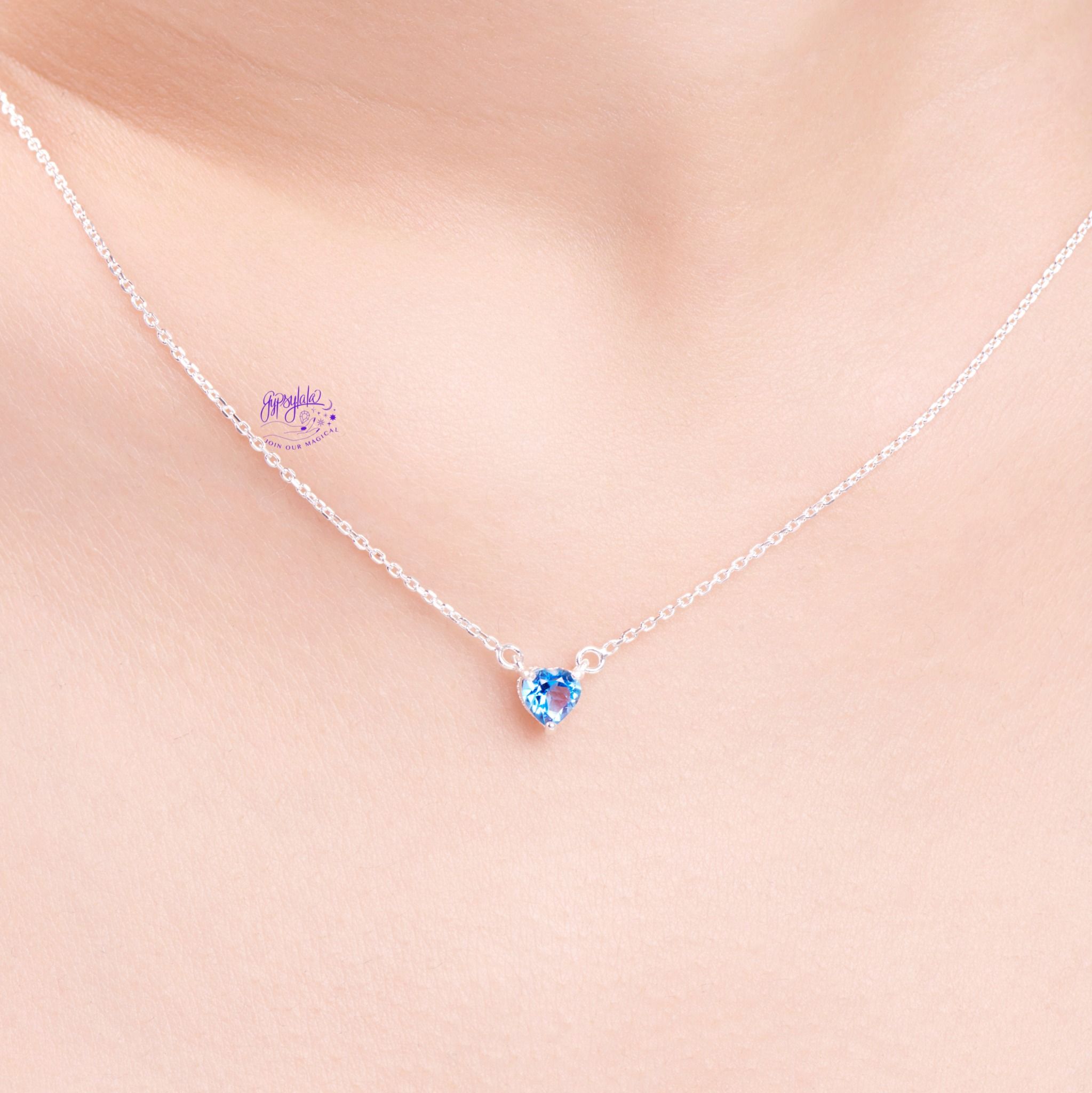 Dây Chuyền Bạc Đá Thiên Nhiên Sweet Valentine