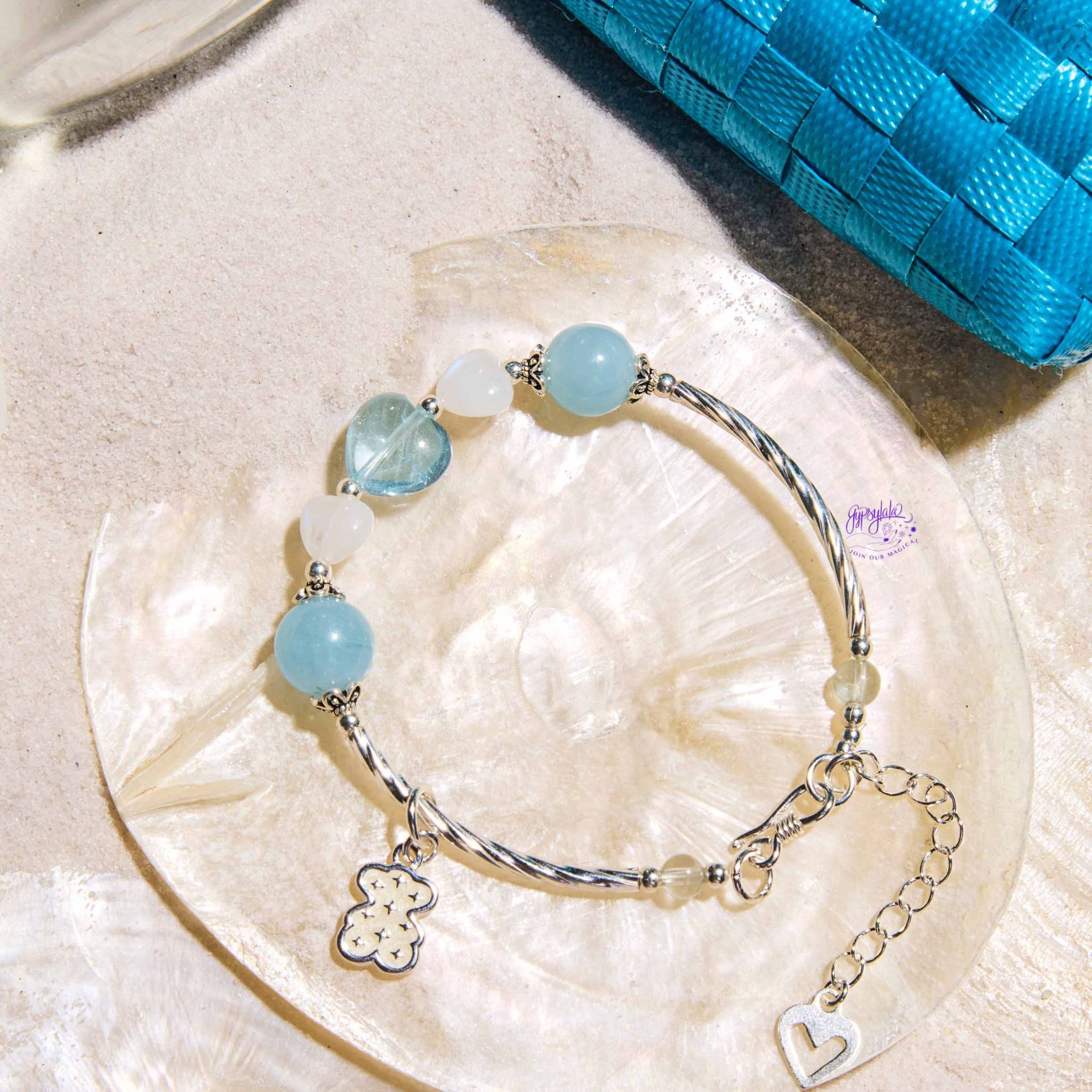 Vòng Tay Thiết Kế Nữ Aquamarine Blue Horizon 237 SP007342 Gypsy.lala