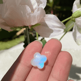  Dây Chuyền Đá Ánh Trăng Moonstone Four Leaf Clover 