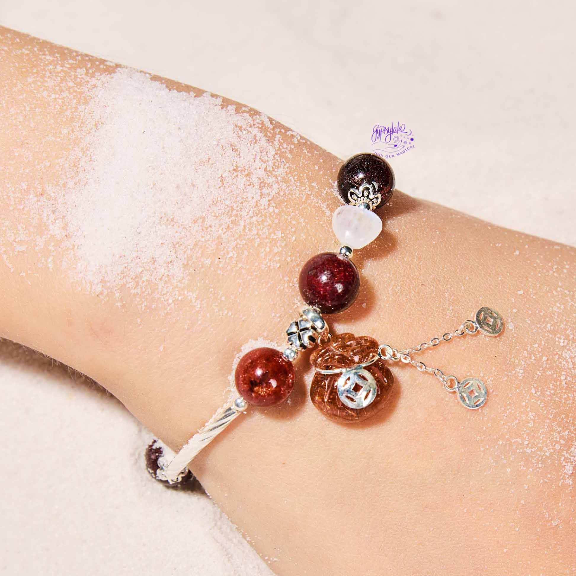 Vòng Tay Thiết Kế Nữ Đá Ưu Linh Prosperity Path 229 SP007334 Gypsy.lala