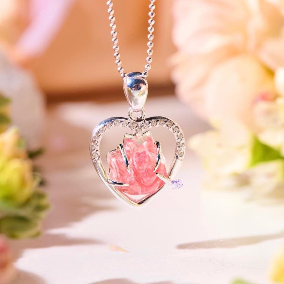 Mặt Dây Chuyền Hồ ly Bọc Bạc Unconditional Love Đào Hoa