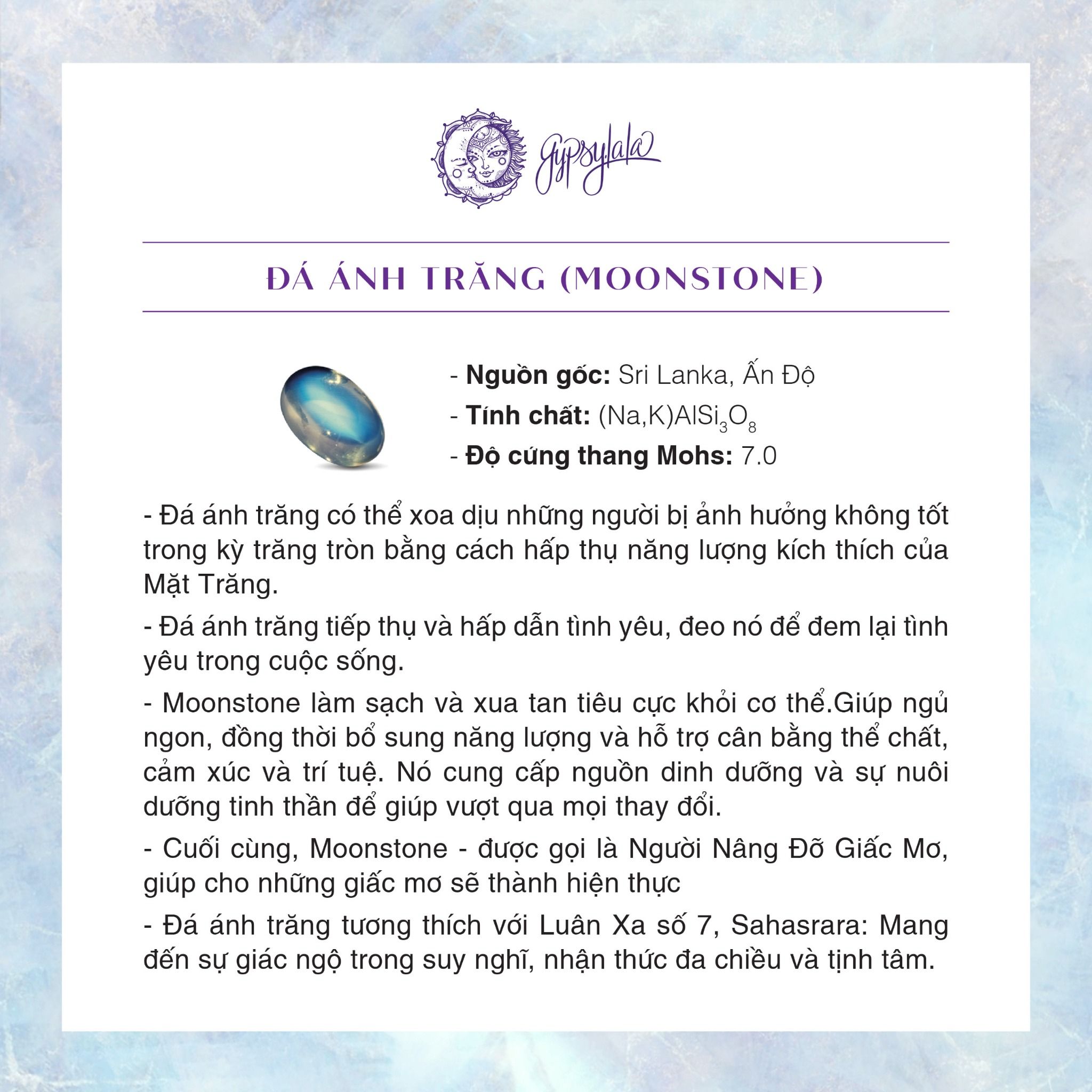 Dây chuyền Free Spirit Ánh Trăng SP007302 Gypsy.lala