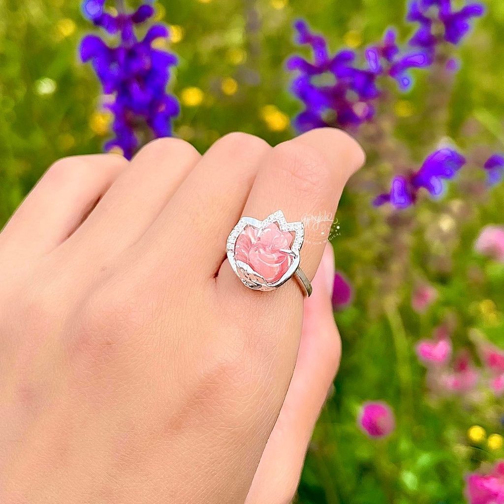 Nhẫn Hồ Ly Đào Hoa Bọc Bạc
