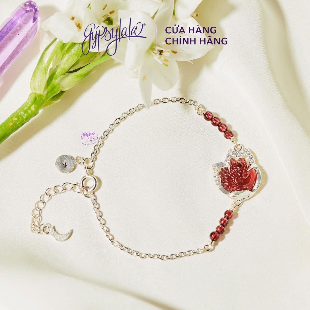 Vòng Tay Hồ Ly Garnet Simple