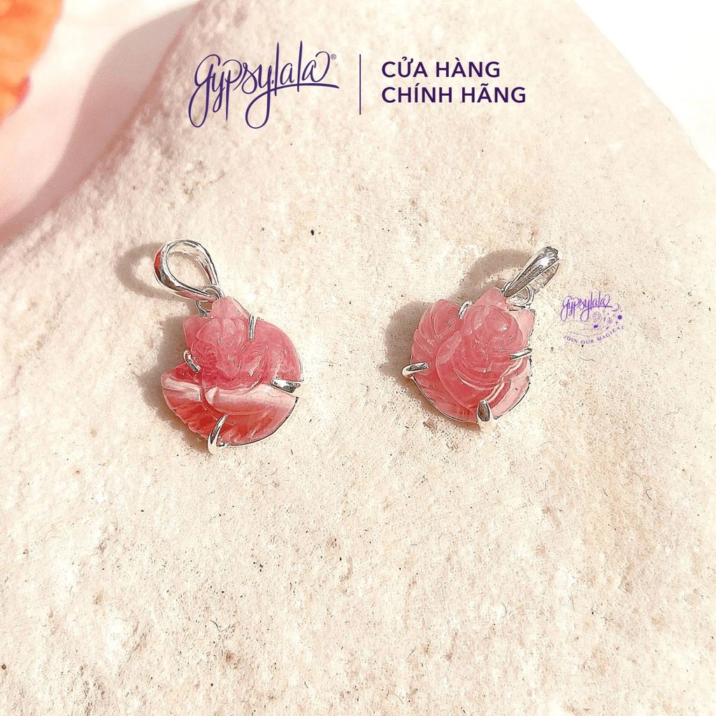 Mặt Dây chuyền Hồ Ly Đá Đào Hoa