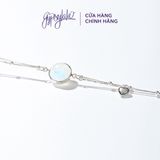  Vòng Tay Thiết kế Đá Ánh Trăng Moonstone 