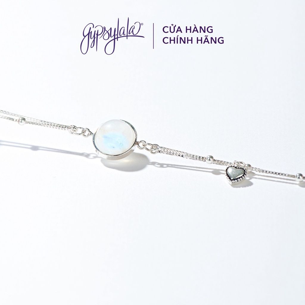  Vòng Tay Thiết kế Đá Ánh Trăng Moonstone 