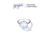  Nhẫn bạc Đá Ánh Trăng Moonstone 