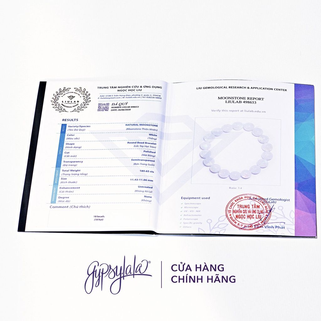 Bông Tai Bạc Hình Oval Đá Ánh Trăng Moonstone