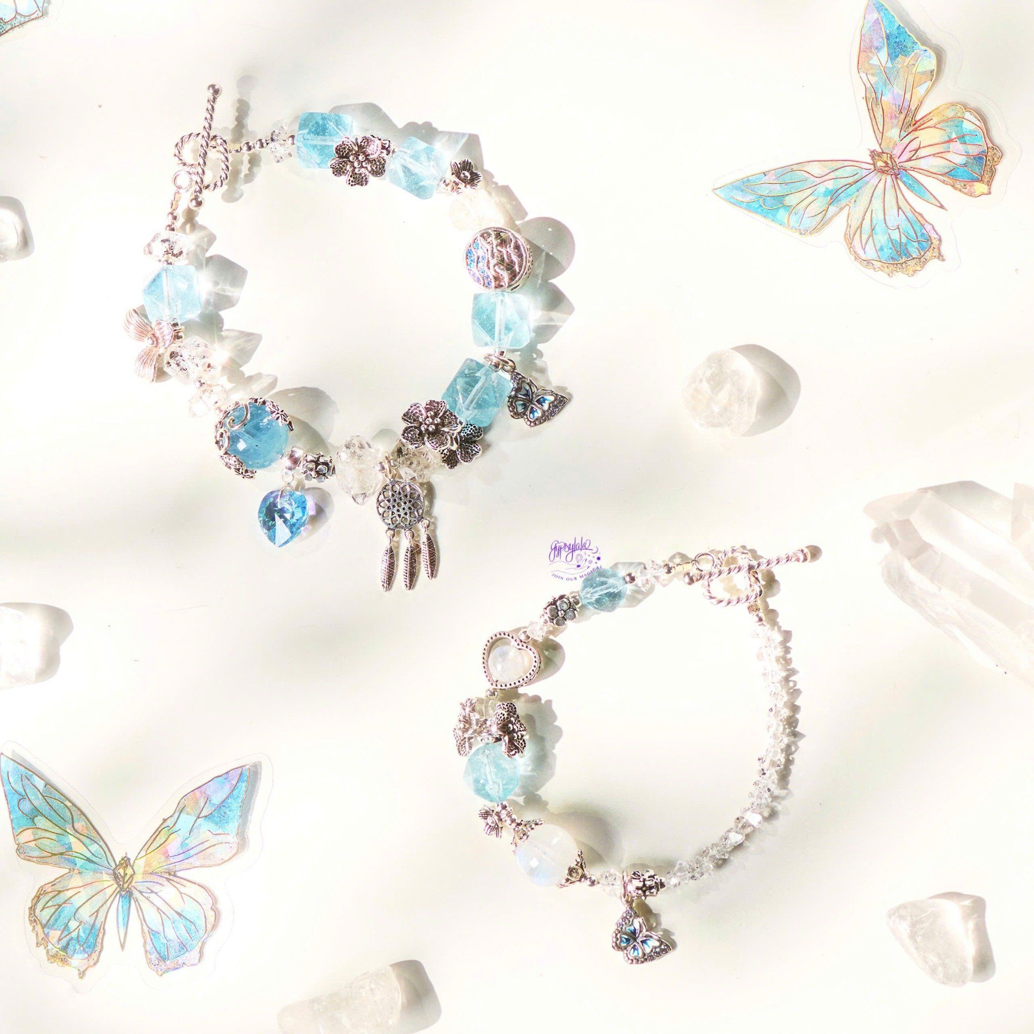 Vòng Tay thiết Kế Nữ Willow Whisper Đá Topaz Thô SP008128 Gypsy.lala