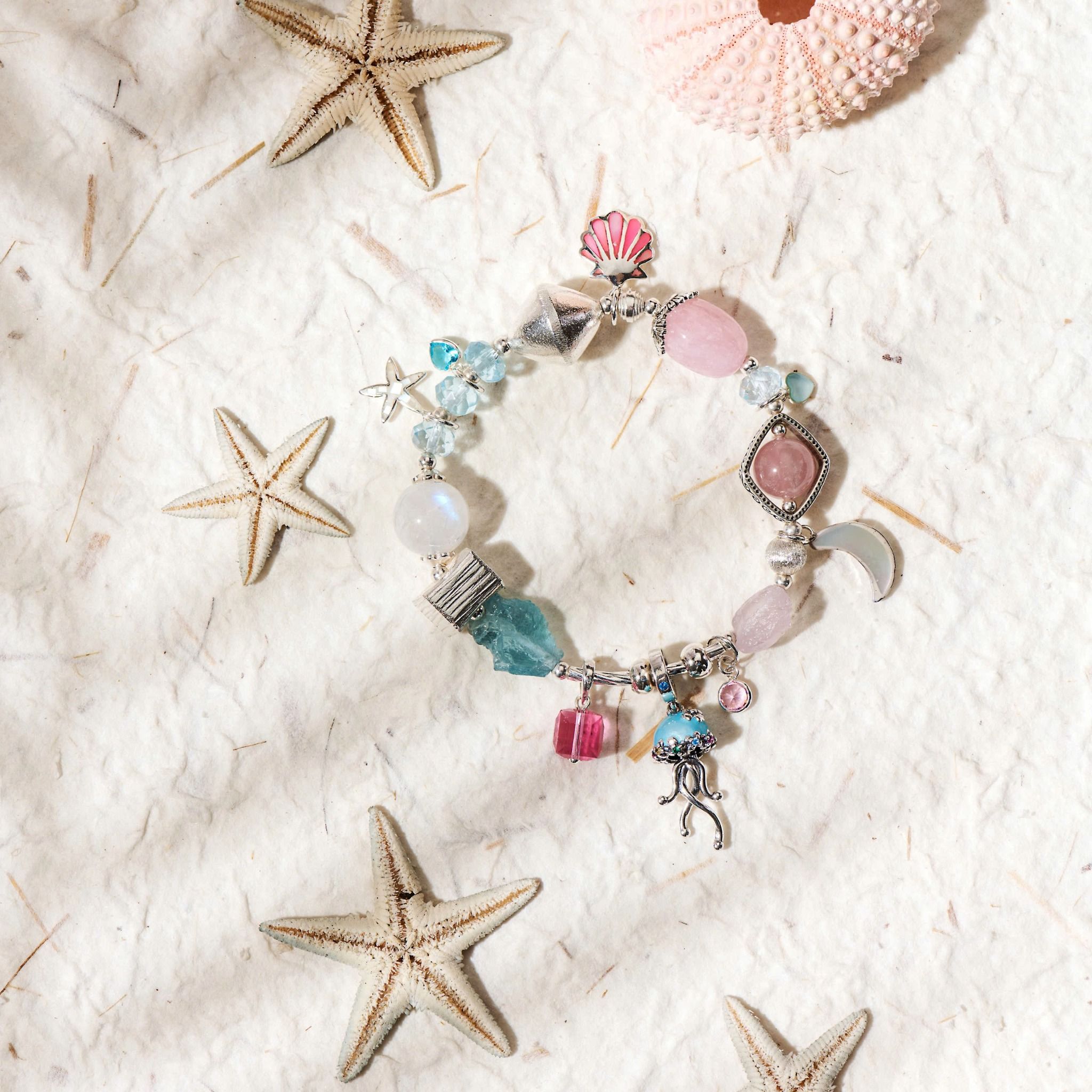 Vòng Tay Thiết Kế Nữ Sea of Starlight Đá Topaz, Ánh Trăng SP008190 Gypsy.lala