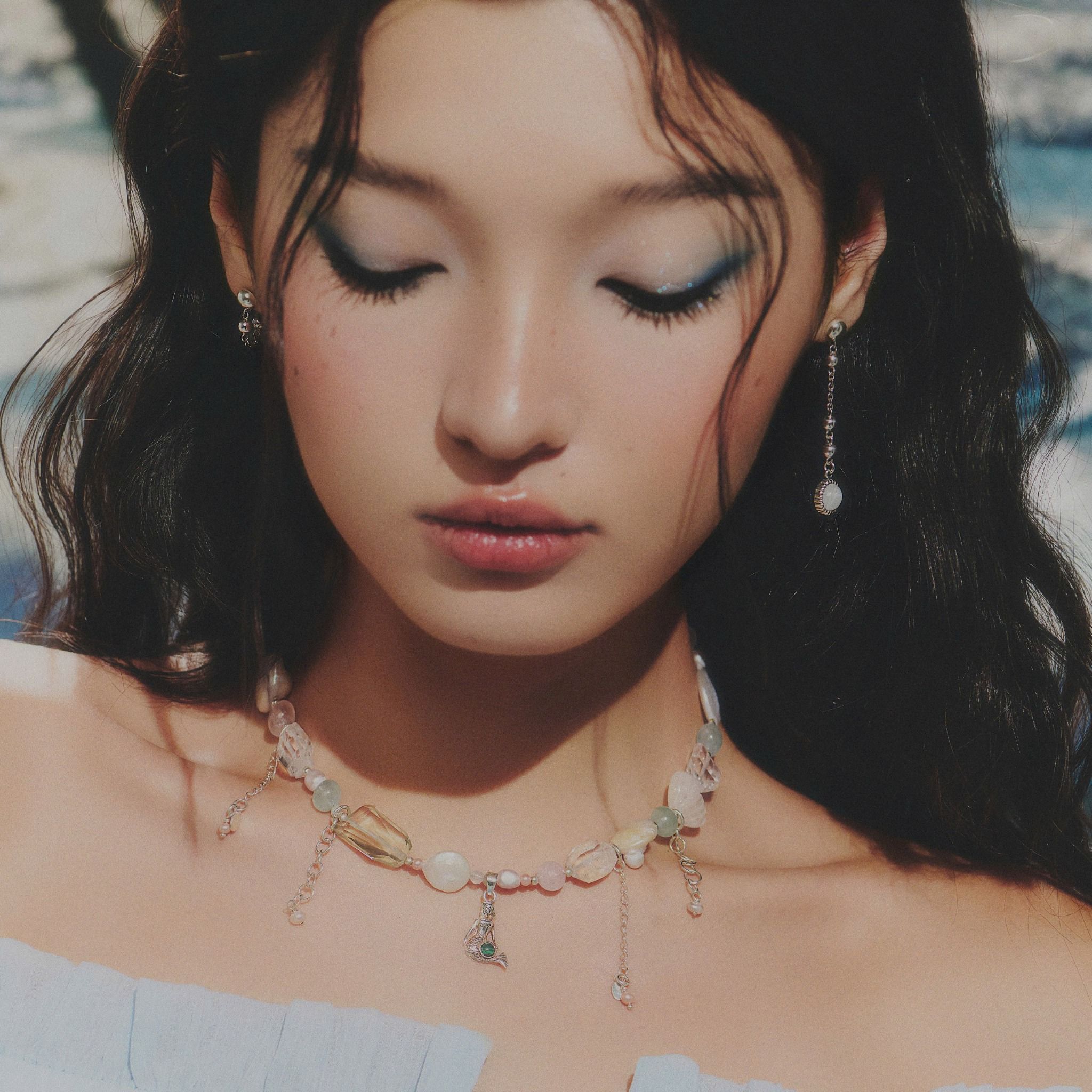 Dây Chuyền Free Spirit Đá Beryl, Ngọc Trai Gypsy.lala