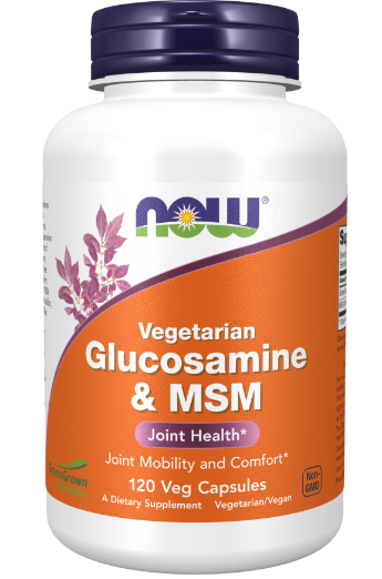 NOW GLUCOSAMINE & MSM VEGETARIAN 120 VIÊN NHỘNG