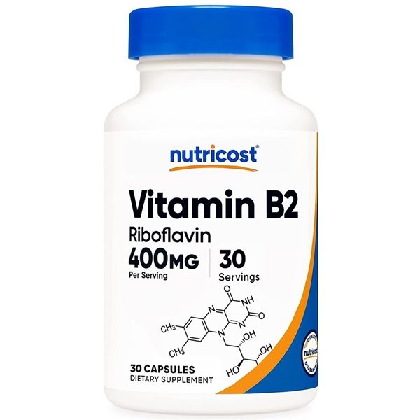 UTRICOST VITAMIN B2 RIBOFLAVIN 400MG 30 VIÊN NHỘNG GymWhey Shop