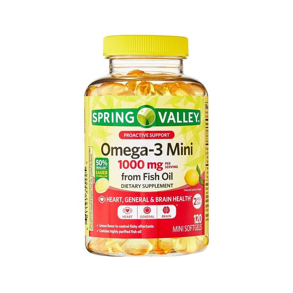 SPRING VALLEY OMEGA 3 1000MG (1000mg Fish Oil) 120 VIÊN GymWhey Shop