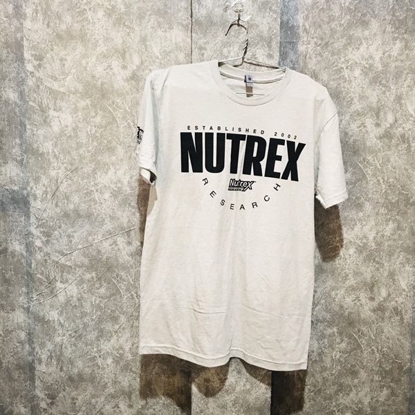 NUTREX ÁO THUN XÁM CÓ TAY
