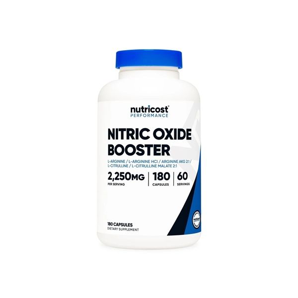 NUTRICOST NITRIC OXIDE BOOSTER 2250MG 180 VIÊN NHỘNG GymWhey Shop