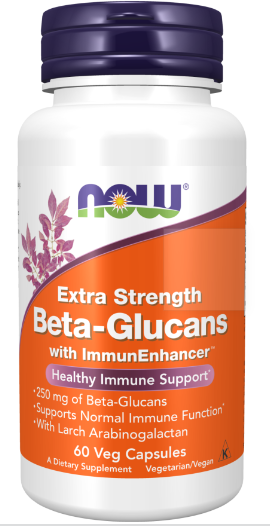 NOW BETA-GLUCANS WITH IMMUNENHANCER EXTRA STRENGTH 60 VIÊN NHỘNG