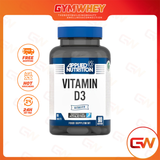  (THANH LÝ - DATE GẦN) APPLIED NUTRITION VITAMIN D3 90 VIÊN 