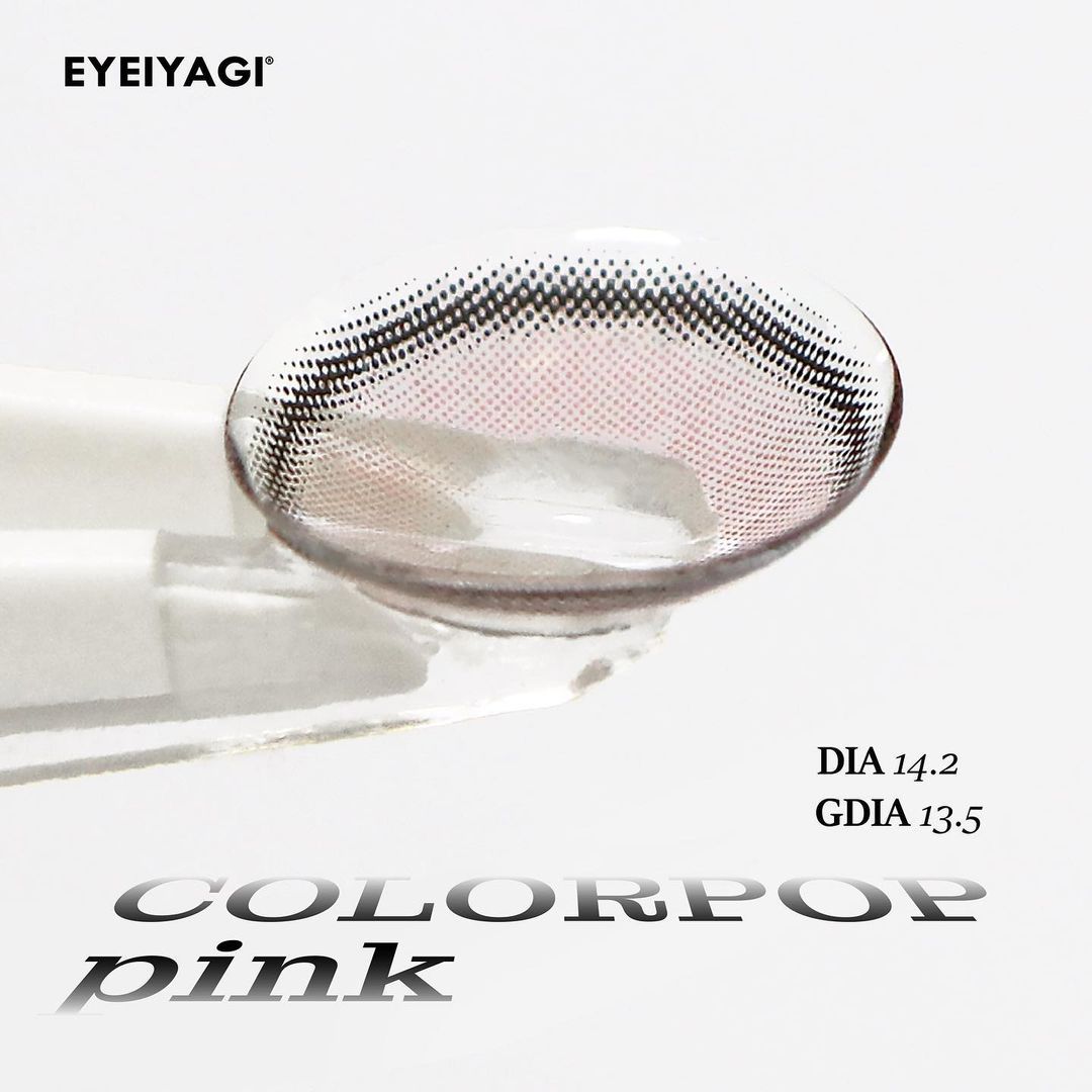 EYEIYAGI - 3 THÁNG ( ̣1 CHIẾC ) Colorpop Pink - Kính áp tròng Hàn Quốc Seoullens