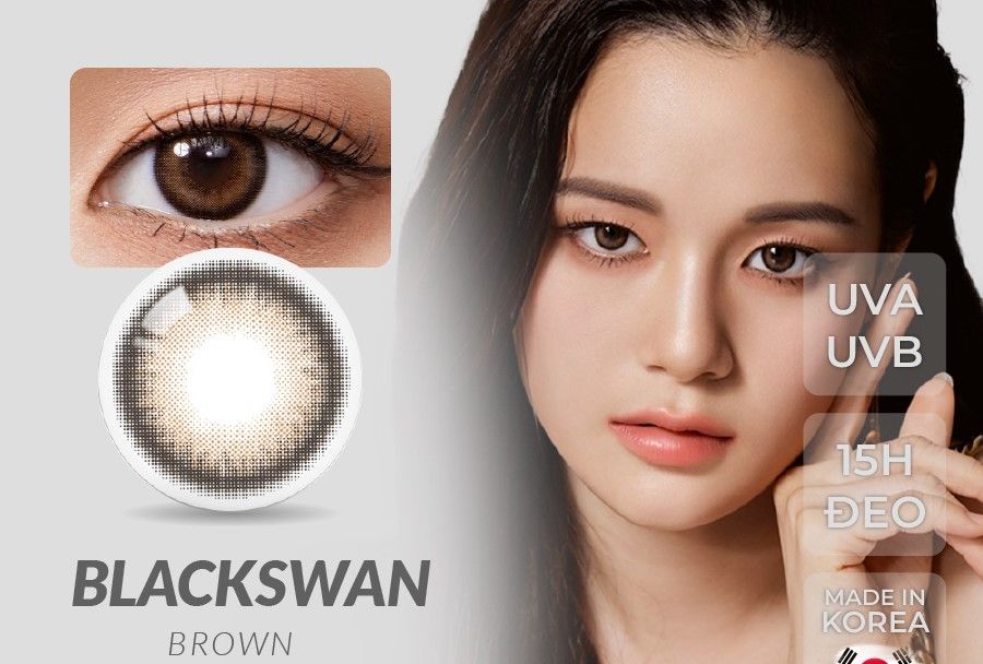 BTS - 1 NGÀY (1 CHIẾC ) BlackSwan - Kính áp tròng Hàn Quốc Seoullens