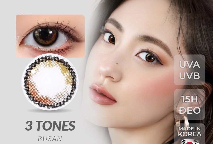 EYEIYAGI - 3 THÁNG ( 1 CHIẾC) Busan - Kính áp tròng Hàn Quốc Seoullens