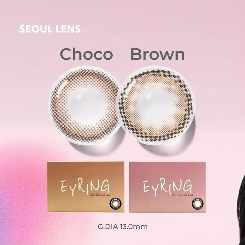 EYRING - 3 THÁNG (1 CẶP) brown/choco - Kính áp tròng Hàn Quốc Seoullens