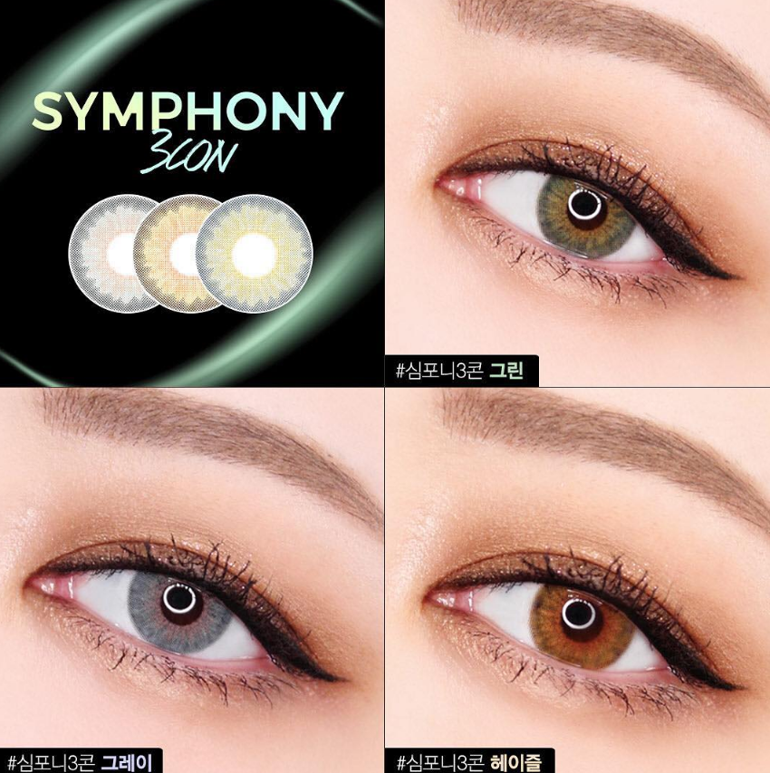 FONIA - 3 THÁNG (1 CẶP) hazel/green/gray - Kính áp tròng Hàn Quốc Seoullens