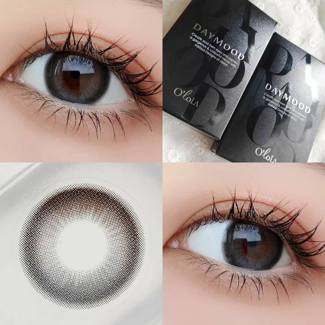 OLOLA - 6 THÁNG (1 CHIẾC) DayMood Gray - Kính áp tròng Hàn Quốc Seoullens