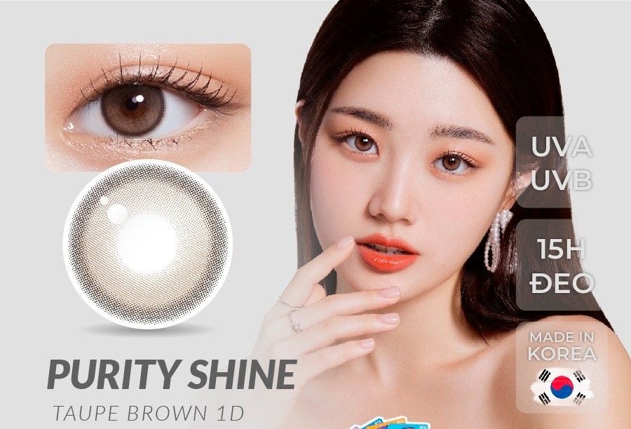 OLOLA - 1 NGÀY (1 CHIẾC) Purity Shine - Hàn Quốc Seoulens Kính áp tròng