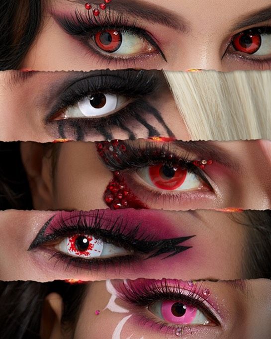 OLENS - 1 NGÀY (1 CHIẾC) Scarlet Halloween - Kính áp tròng Hàn Quốc Seoullens