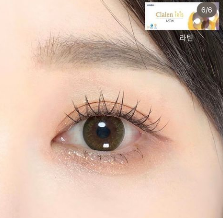CLALEN IRIS - 1 NGÀY (1 CHIẾC) Latin Brown - Kính áp tròng Hàn Quốc Seoullens