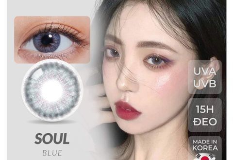 BTS - 3 THÁNG ( 1 CẶP ) Soul Hazel/Pink/IndigoBlue/Blue/Gray-Kính áp tròng Hàn Quốc Seoullens