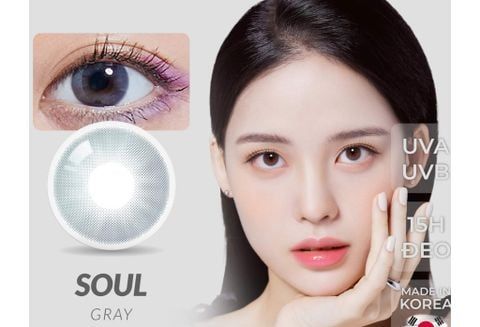 BTS - 3 THÁNG ( 1 CẶP ) Soul Hazel/Pink/IndigoBlue/Blue/Gray-Kính áp tròng Hàn Quốc Seoullens