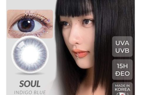 BTS - 3 THÁNG ( 1 CẶP ) Soul Hazel/Pink/IndigoBlue/Blue/Gray-Kính áp tròng Hàn Quốc Seoullens