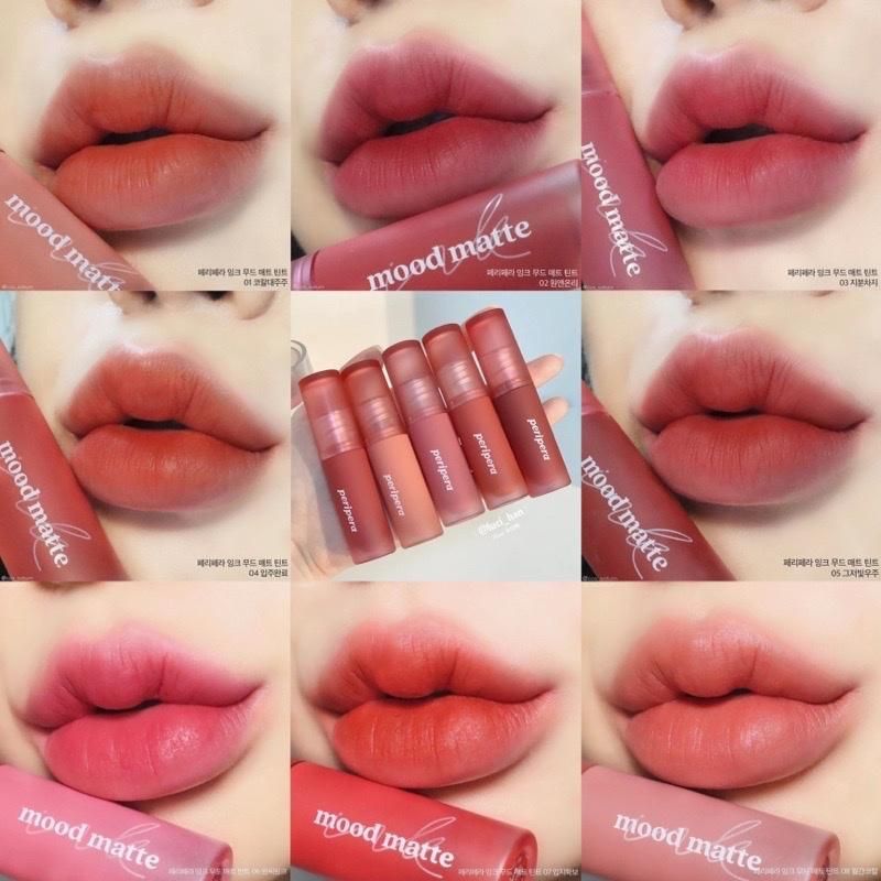 PERIPERA - Son Kem Lì Ink Mood Matte Tint - Mỹ Phẩm Hàn Quốc