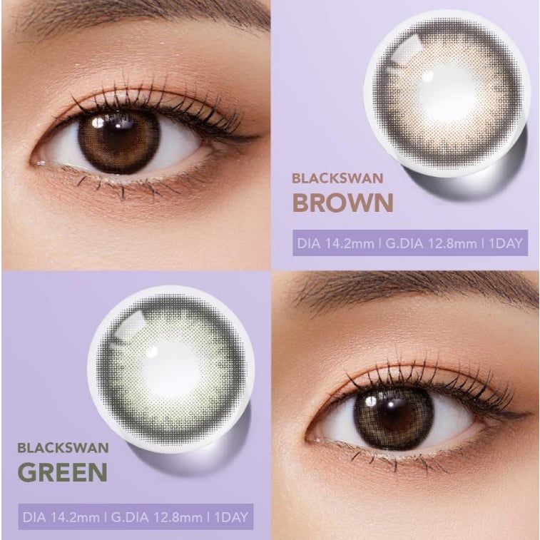 BTS - 1 NGÀY (1 CHIẾC ) BlackSwan - Kính áp tròng Hàn Quốc Seoullens