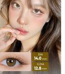 Yuri Brown - 6 tháng(1 cặp) - Kính áp tròng hàn quốc Seoul Lens