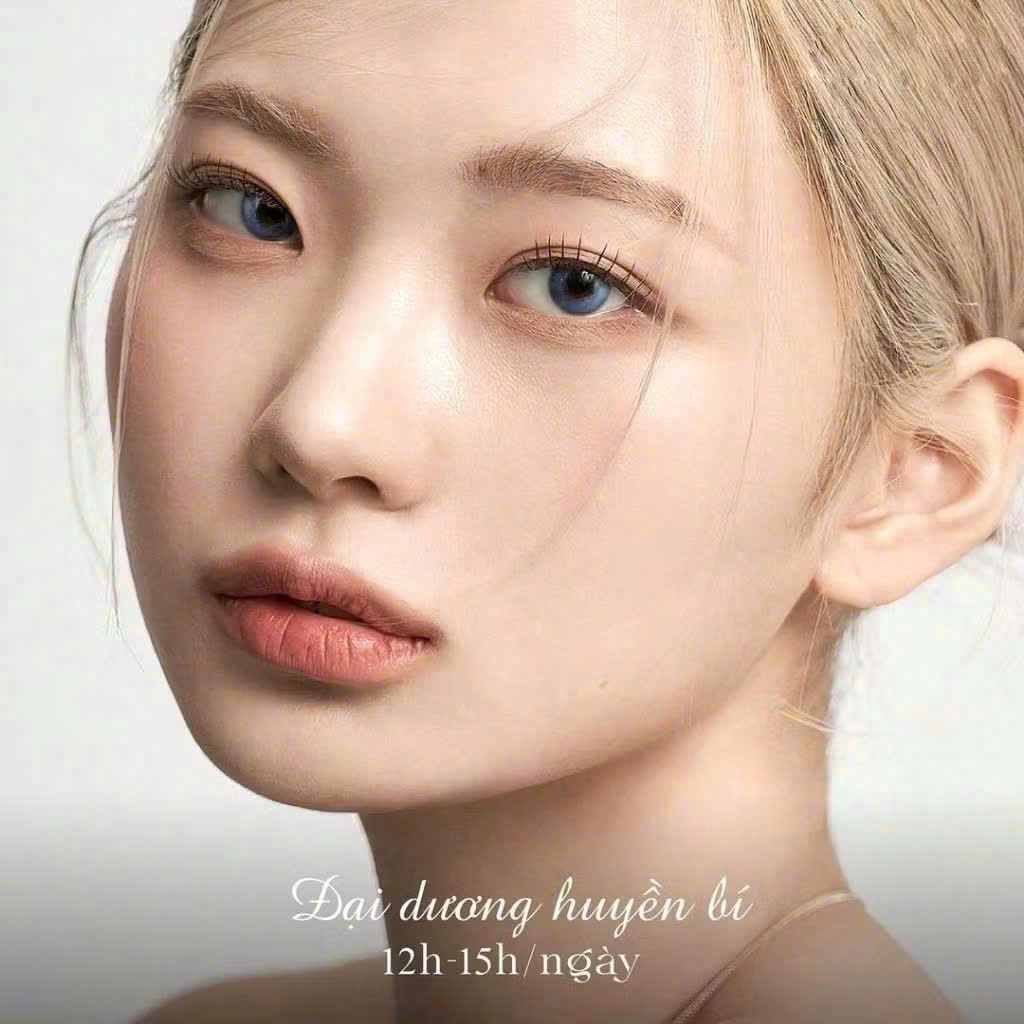 EYEIYAGI - 3 THÁNG (1 CHIẾC) Colorpop Blue - Kính áp tròng Hàn Quốc Seoullens