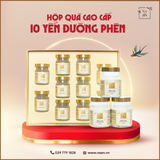  Hộp Quà Cao Cấp 10 Hủ Yến Chưng Đường Phèn - 28% yến 