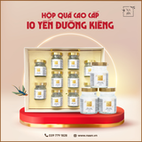  Hộp quà cao cấp Yến đường kiêng 28% yến - Set 10 hủ 