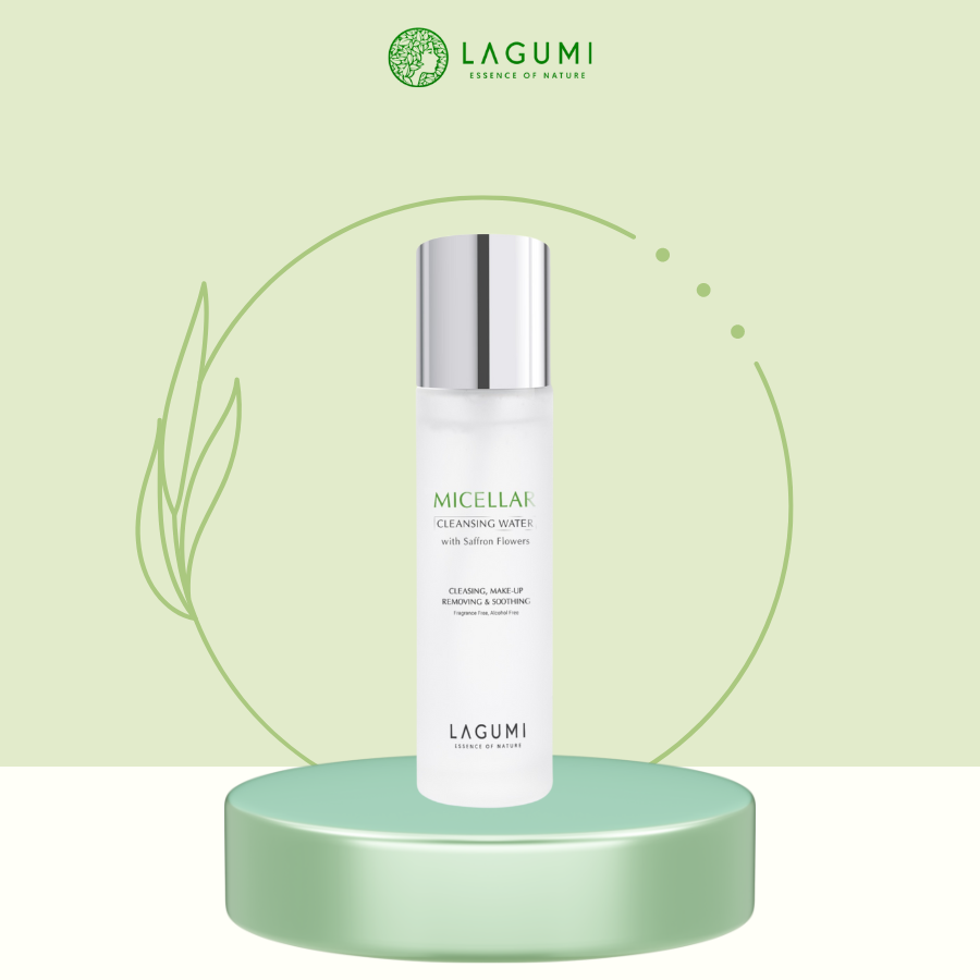 Nước tẩy trang nhụy hoa nghệ tây Lagumi Micellar Cleansing Water 150ml
