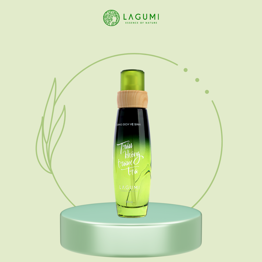 Dung dịch vệ sinh phụ nữ trầu không, tràm trà Lagumi 100ml giúp giảm ngứa, khí hư