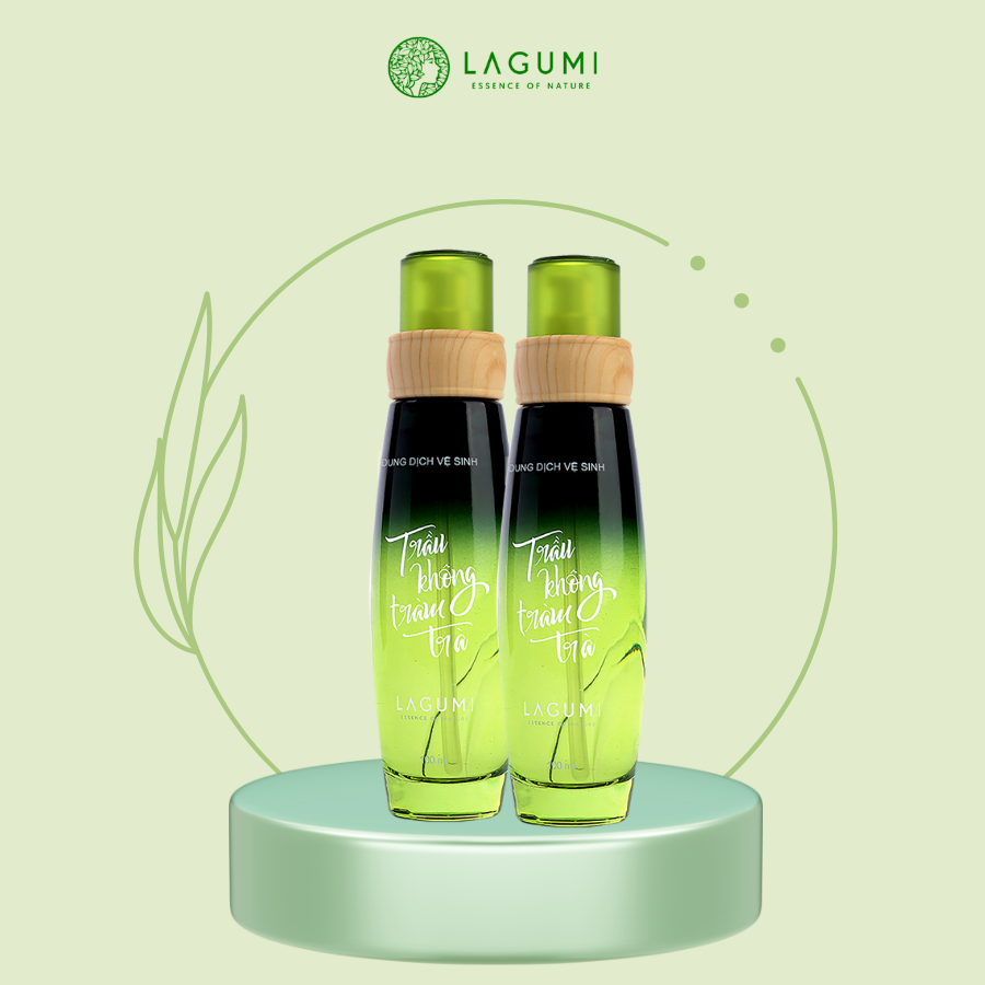 Combo 2 dung dịch vệ sinh phụ nữ trầu không tràm trà Lagumi 100ml