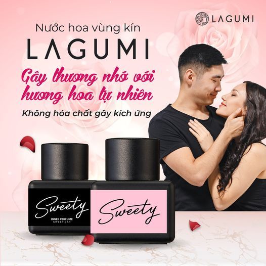 Set sỉ 5 chai Nước hoa vùng kín Lagumi Sweety 5ml