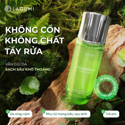 Combo Làm sạch - Cấp ẩm chuyên sâu (Sữa rửa mặt Lagumi + Serum Lagumi)