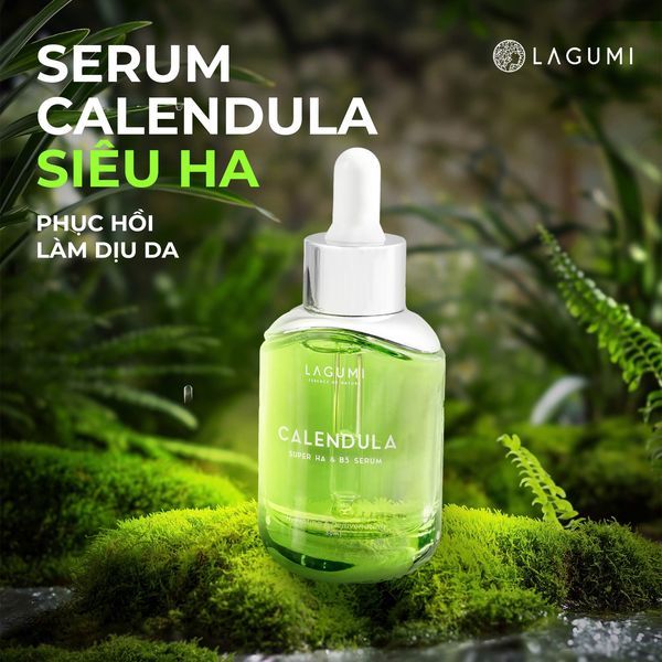 Serum siêu cấp ẩm và phục hồi da Lagumi Calendula Super HA & B5 30ml