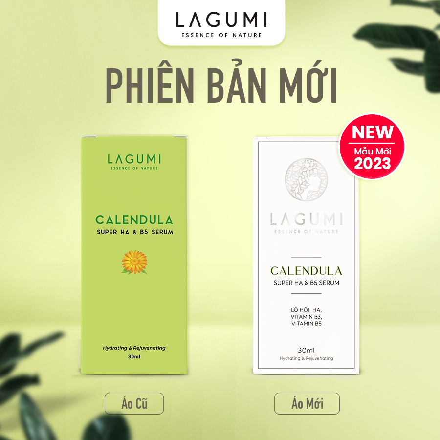 Serum siêu cấp ẩm và phục hồi da Lagumi Calendula Super HA & B5 30ml