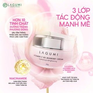Kem Làm Trắng Da Mặt Lagumi Dâu Tằm B3 Giúp Mờ Thâm Giảm Nám